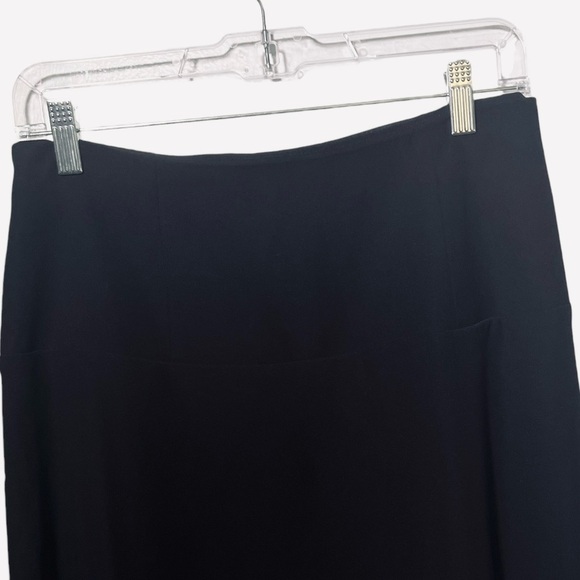 Theory Black Salda Vamp Mini Skirt Size 6 - Picture 4 of 11